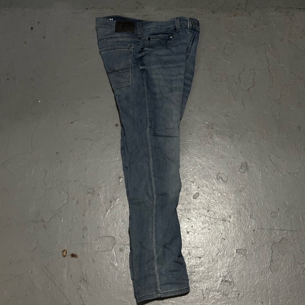 Denizen Levi's 216 Skinny Fit Boys 16 Regular Black Jeans Medium Wash Denim Slim - Picture 3 of 5